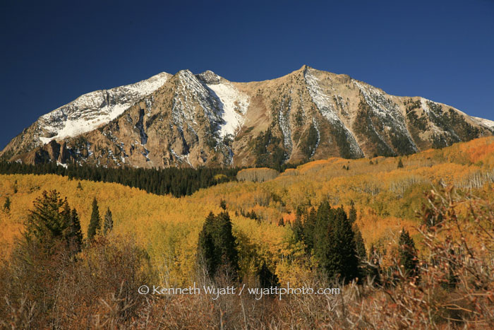 Beckwith Mountain, Crested Butte, Colorado, Kebler Pass, fal photo